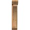 Ekena Millwork Thorton Slat Rough Sawn Bracket w/ Offset Brace, Western Red Cedar, 6"W x 20"D x 32"H BKT0604X20X32THR06RWR - alternate 3